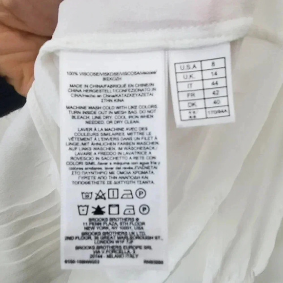 Brooks Brothers White Blouse - Picture 8 of 9